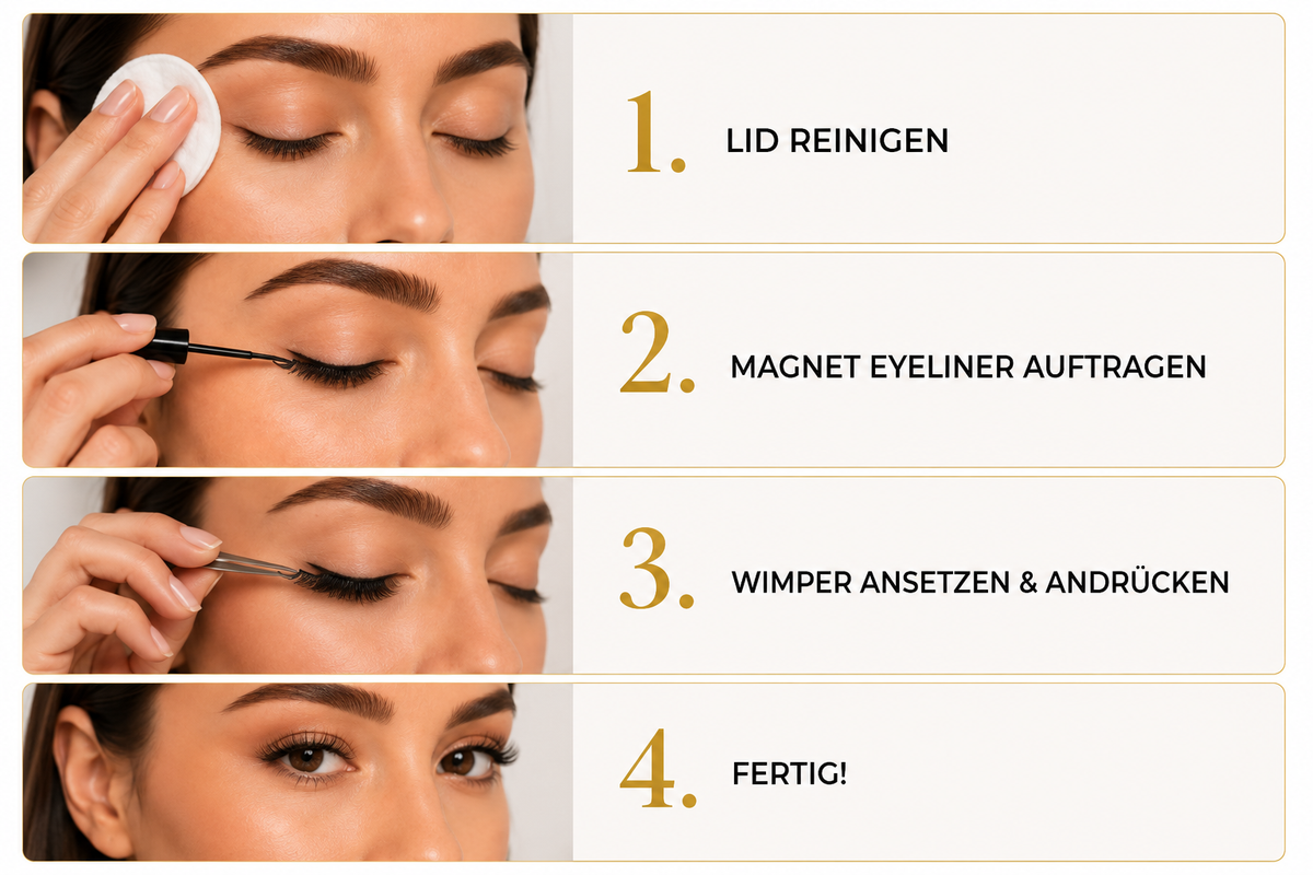 EYELINER MAGNÉTIQUE POUR FAUX CILS MAGNÉTIQUES - 5ml noir