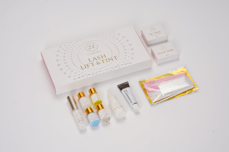 WIMPERNLIFTING SET INKL. WIMPERN & AUGENBRAUEN TÖNUNG