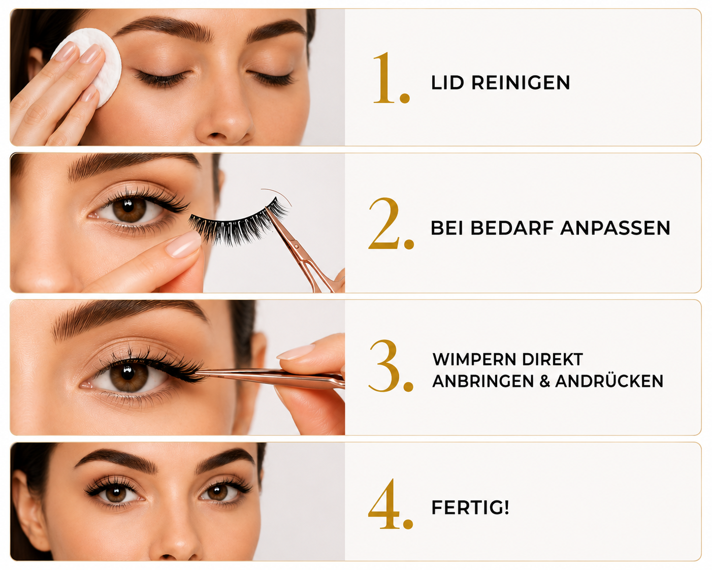 3D SELBSTKLEBENDE WIMPERN - COZY