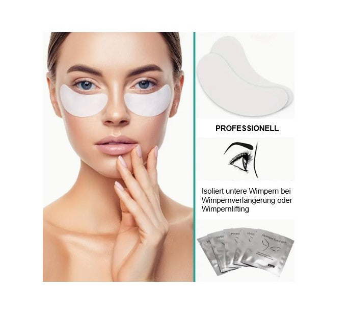 HYDROGEL AUGEN PADS FÜR WIMPERNVERLÄNGERUNG & LIFTING - 10 STÜCK