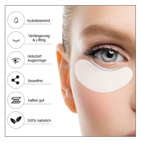 HYDROGEL AUGEN PADS FÜR WIMPERNVERLÄNGERUNG & LIFTING - 10 STÜCK