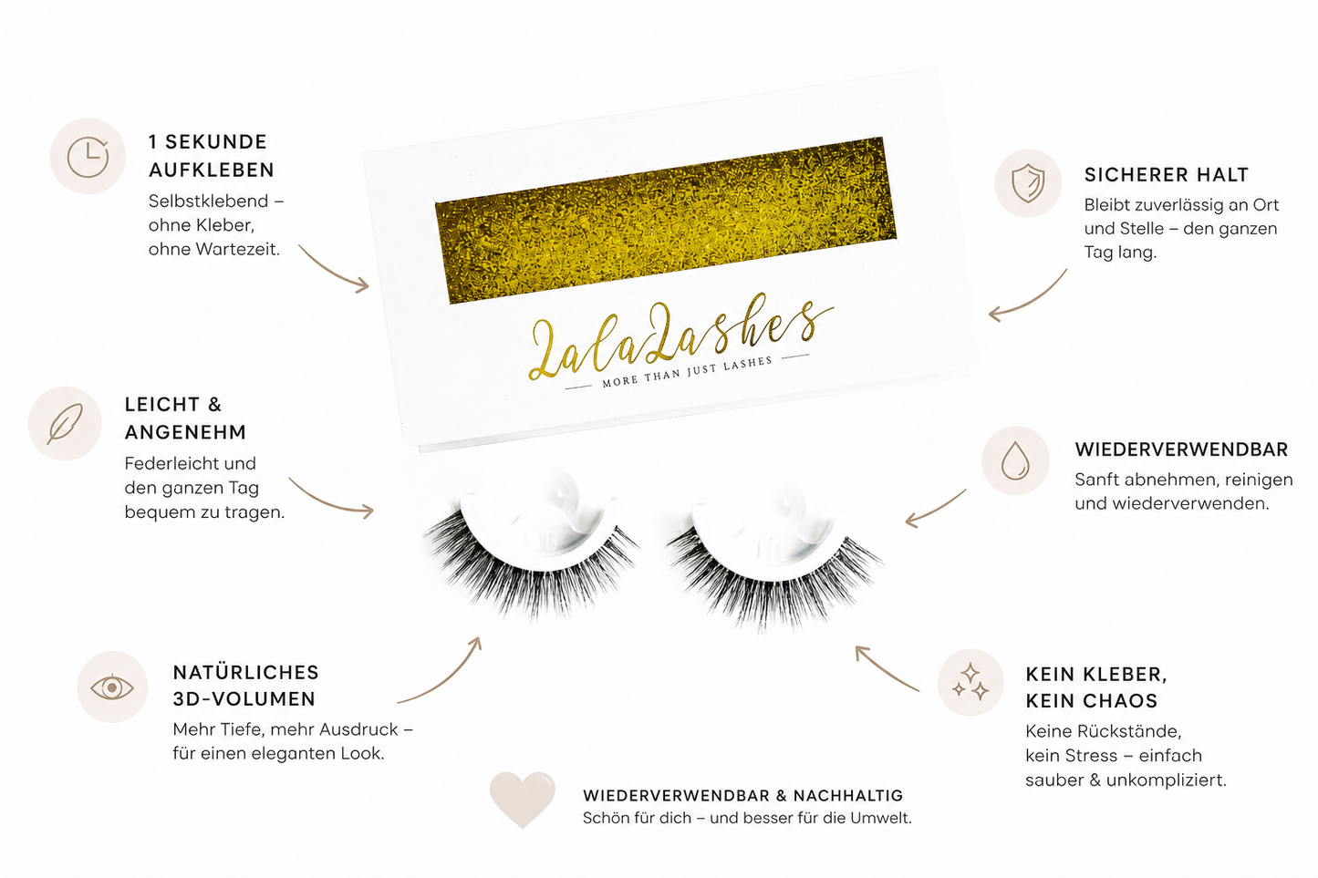 3D SELBSTKLEBENDE WIMPERN - ARABIC VIBES