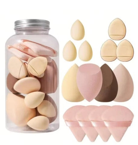 BLENDER MAKE-UP SCHWAMM - BOTTLE SET BEIGE