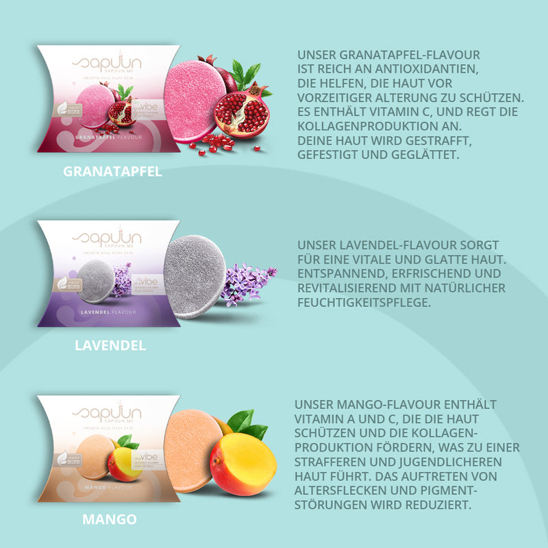 3 IN 1 - THE VIBE DUSCHSCHWAMM - ARGAN